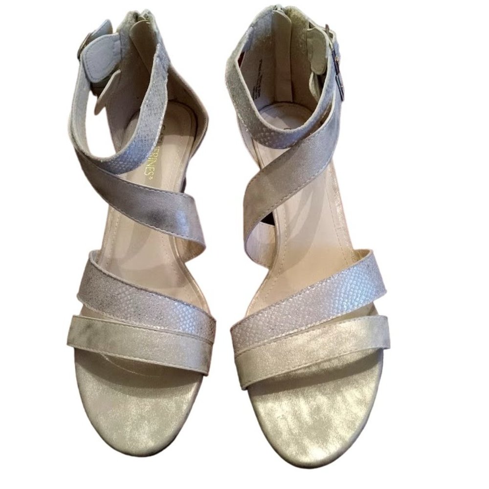 EUC | Tagged | Catherine’s | Wedge Strap Gold Sandal | Size: 11W